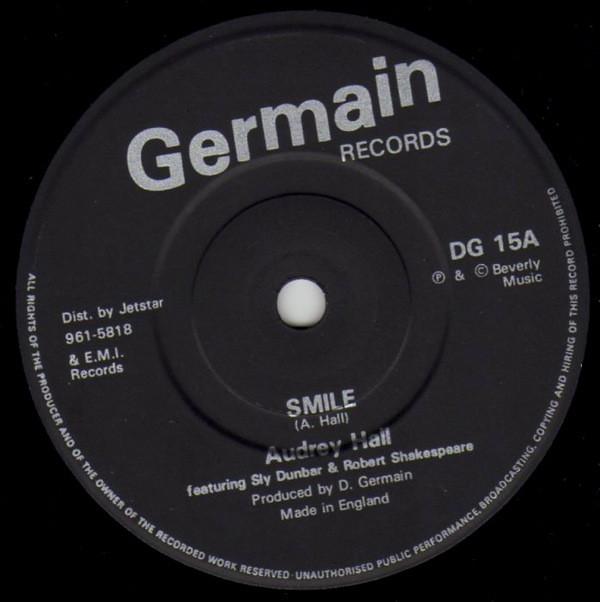 Audrey Hall - Smile / Smile (Club Mix) - Used Vinyl Record 7" image 1