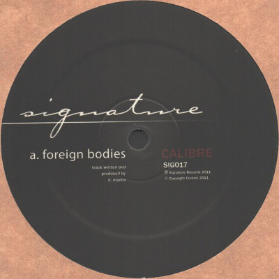 Calibre - Foreign Bodies / Ugly Duckling - Vinyl Record 12" image 1