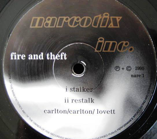 Fire And Theft - Stalker - Used Vinyl Record 12" image 1