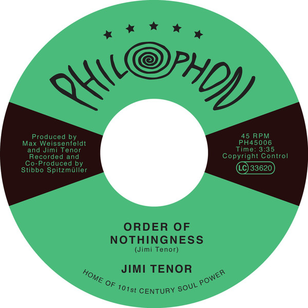 Jimi Tenor - Order Of Nothingness / Tropical Eel - Vinyl Record 7" image 1