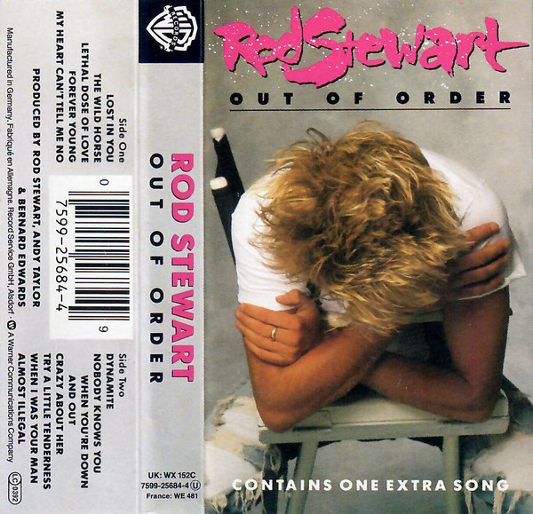 Rod Stewart - Out Of Order - Used Cassette image 1