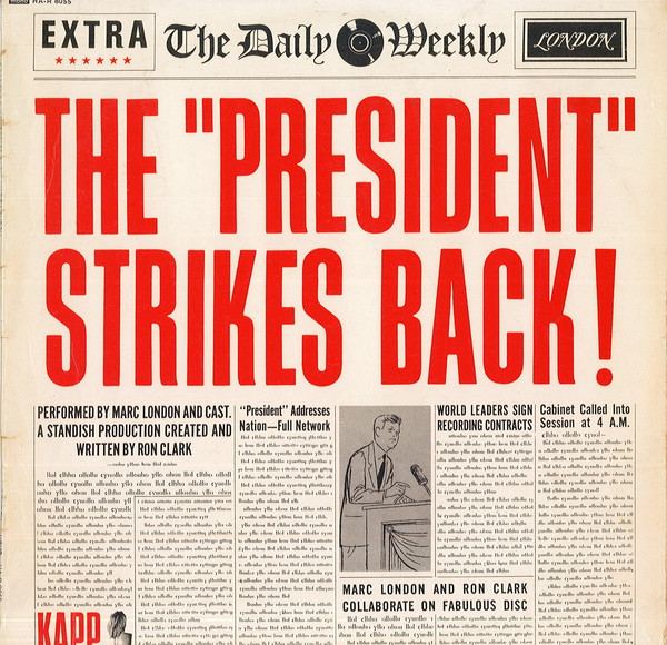 Marc London - 'President' Strikes Back! - Used Vinyl Record image 1