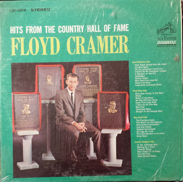 Floyd Cramer - Hits From The Country Hall Of Fame - Used Vinyl Record image 1