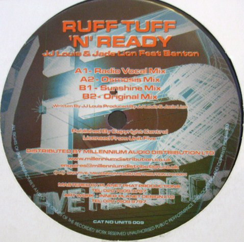 JJ Louis - Ruff Tuff 'N' Ready - Vinyl Record 12" image 1