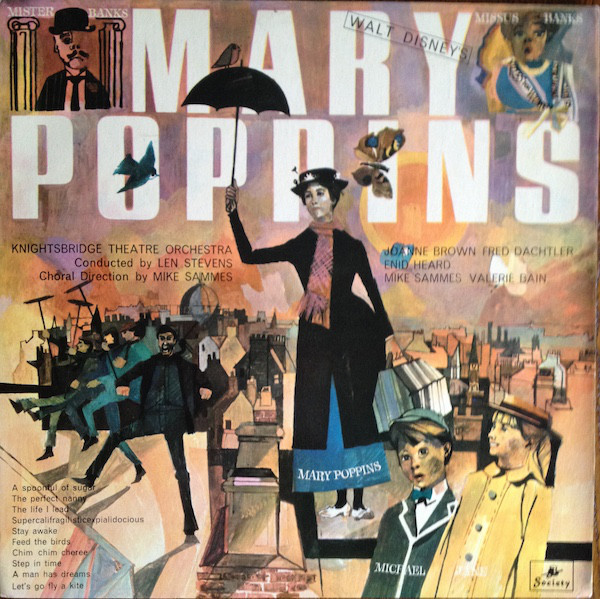 Various - Walt Disney's Mary Poppins - Used Vinyl Record image 1