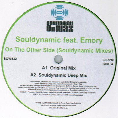 Souldynamic - On The Other Side ( Mixes) - Vinyl Record 12" image 1