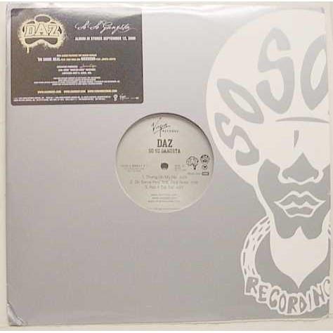 Daz Dillinger - So So Gangsta - Vinyl Record image 1