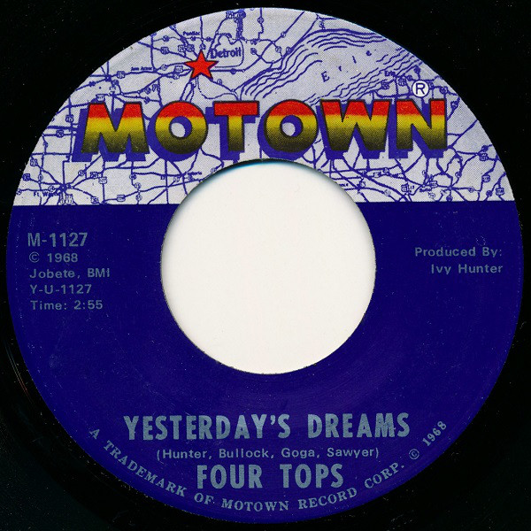 Four Tops - Yesterday's Dreams / For Once In My Life - Used Vinyl Rec image 1