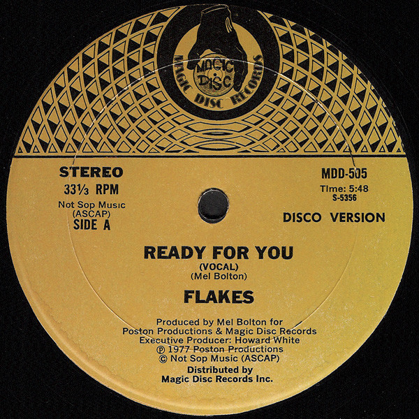 Flakes - Ready For You - Used Vinyl Record 12" image 1