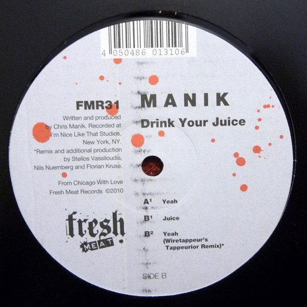 M A N I K - Drink Your Juice - Vinyl Record 12" image 1