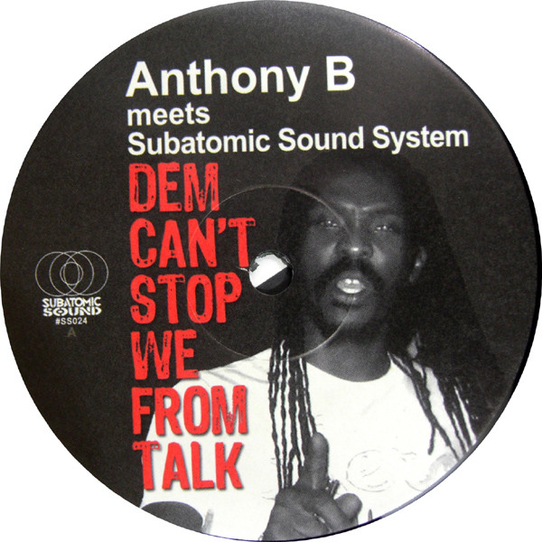 Anthony B - Dem Can't Stop We From Talk - Vinyl Record 7" image 1