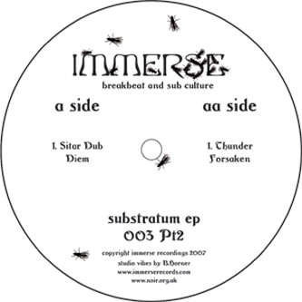 Diem - Substratum EP Pt2 - Vinyl Record 12" image 1