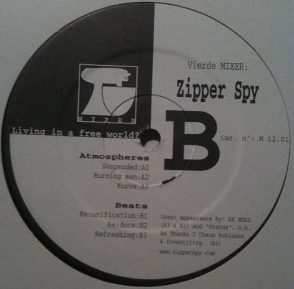 Zipper Spy - Living In A Free World? - Used Vinyl Record 12" image 1