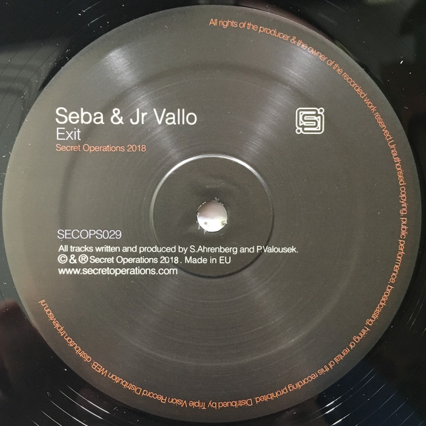 Seba - Simon / Exit - Vinyl Record 12" image 1