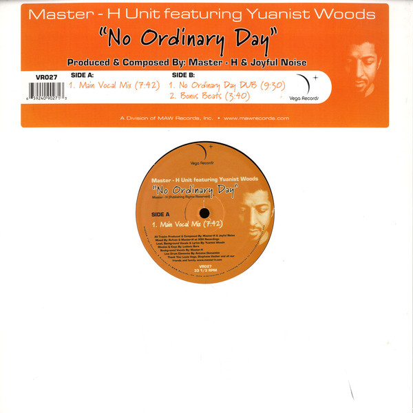 Master-H Unit - No Ordinary Day - Used Vinyl Record 12" image 1