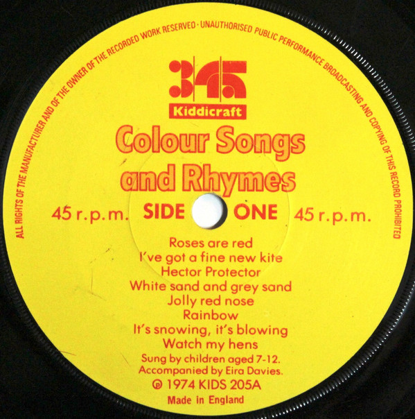 Colour Songs & Rhymes