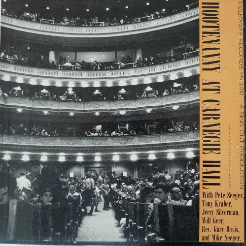 Various - Hootenanny At Carnegie Hall - Used Vinyl Record image 1