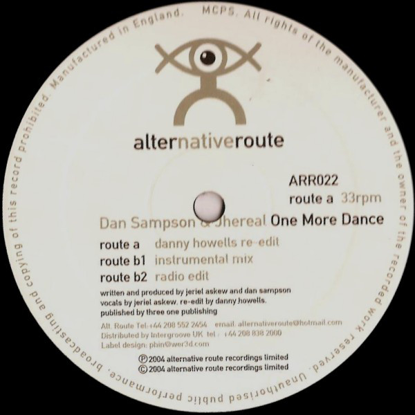 Dan Sampson - One More Dance - Used Vinyl Record 12" image 1