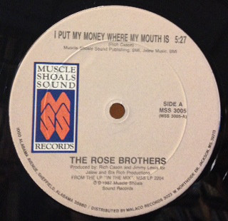 Rose Brothers - I Put My Money Where My Mouth Is - Vinyl Record 12" image 1
