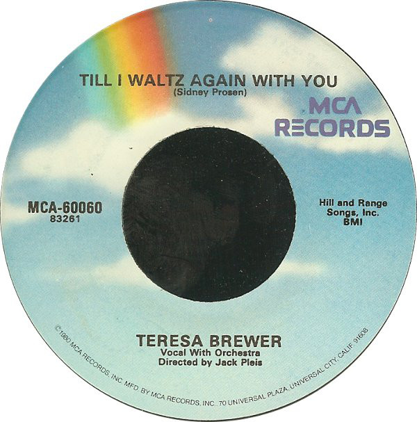 Teresa Brewer - Till I Waltz Again With You / Ricochet (Rick-O-Shay) image 1