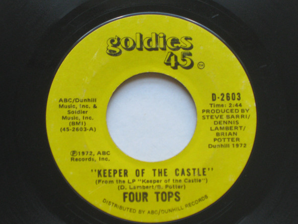 Four Tops - Keeper Of The Castle - Used Vinyl Record 7" image 1