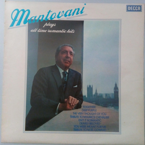 Mantovani - Plays All-Time Romantic Hits - Used Vinyl Record image 1