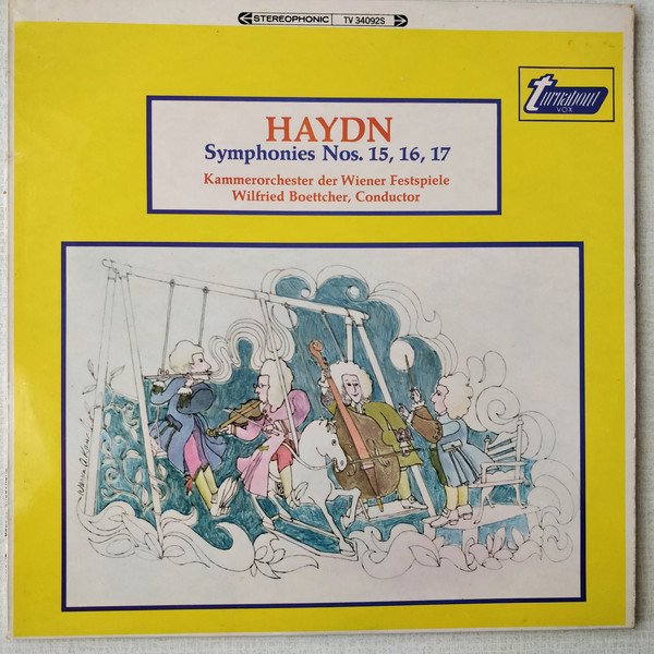 Joseph Haydn - Symphonies Nos. 15, 16, 17 - Used Vinyl Record image 1