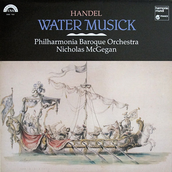 Philharmonia Baroque - Water Musick - Used Vinyl Record image 1