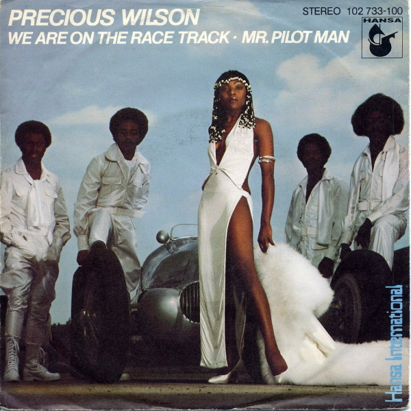 Precious Wilson - We Are On The Race Track / Mr. Pilot Man - Used Vinyl image 1