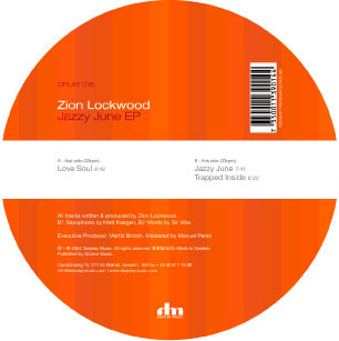 Zion Lockwood - Jazzy June EP - Vinyl Record 12" image 1