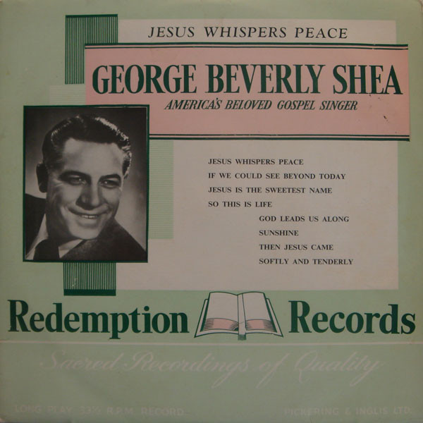 George Beverly Shea - Jesus Whispers Peace - Used Vinyl Record image 1