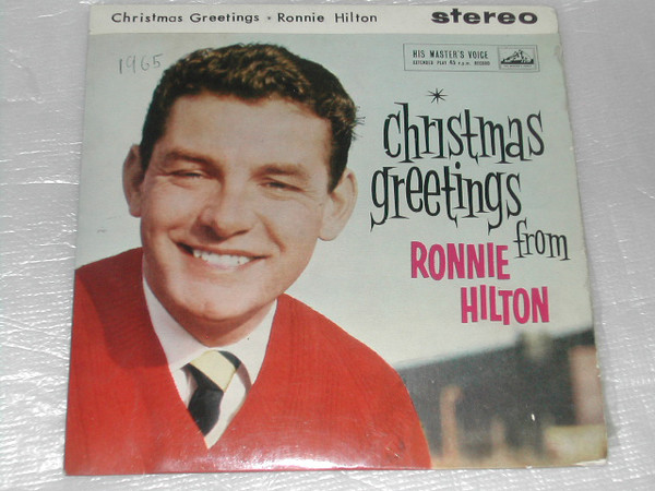 Ronnie Hilton - Christmas Greetings - Used Vinyl Record 7" image 1