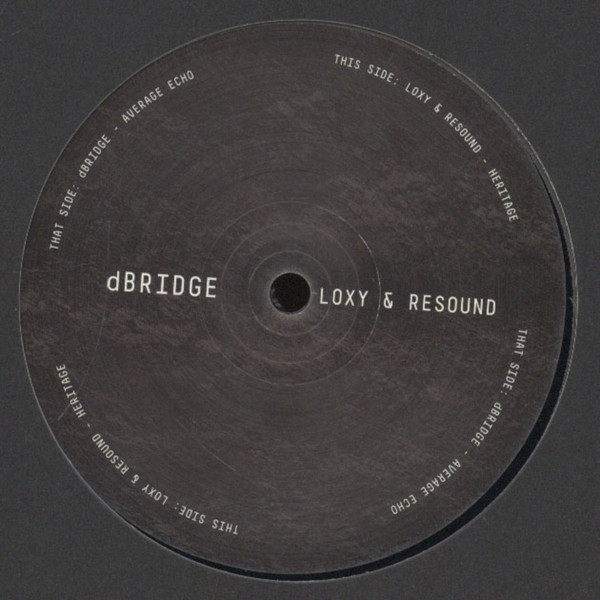 D-Bridge - Average Echo / Heritage - Vinyl Record 12" image 1