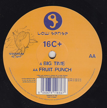 16C+ - Big Time / Fruit Punch - Used Vinyl Record 12" image 1