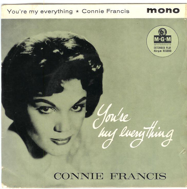 Connie Francis - You're My Everything - Used Vinyl Record 7" image 1