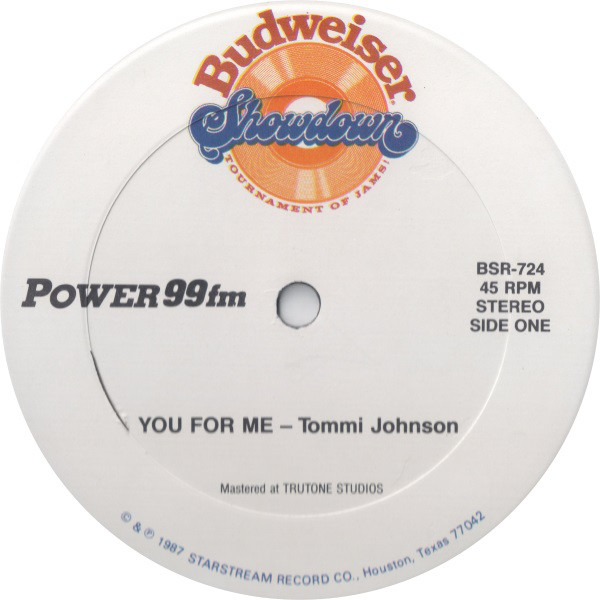 Tommi Johnson - You For Me / Untitled - Used Vinyl Record 12" image 1