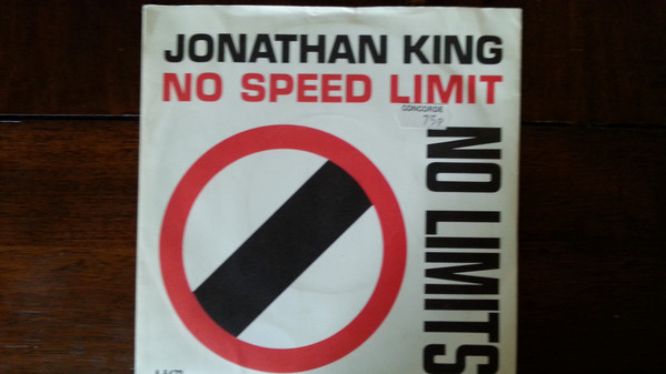Jonathan King - No Speed Limit - Used Vinyl Record 7" image 1