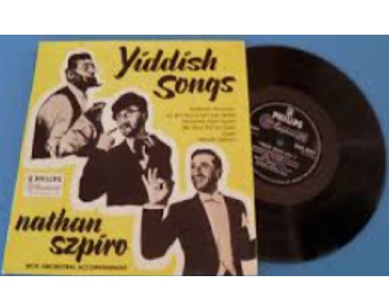 Nathan Szpiro - Yiddish Songs - Used Vinyl Record image 1