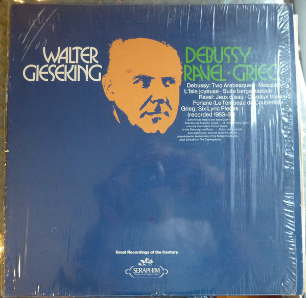 Walter Gieseking - Debussy • Ravel • Grieg - Used Vinyl Record image 1