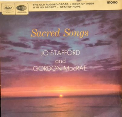 Jo Stafford - Sacred Songs - Used Vinyl Record 7" image 1