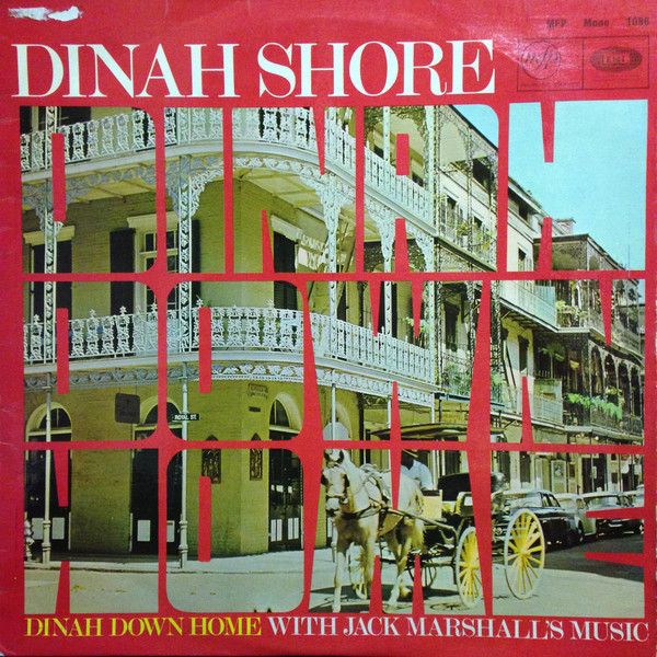 Dinah Shore - Dinah, Down Home - Used Vinyl Record image 1
