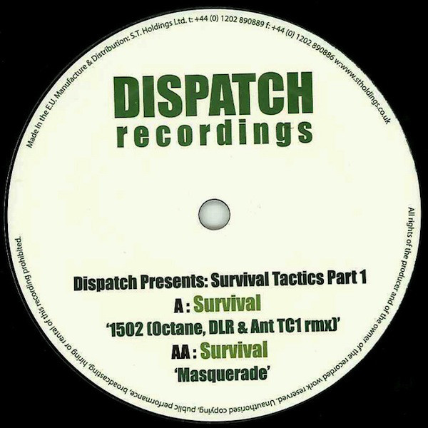 Survival - Tactics Part 1 - Vinyl Record 12" image 1