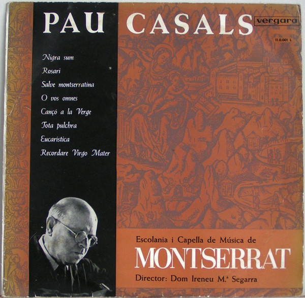 Pablo Casals - Pau Casals Opera Sacra - Used Vinyl Record image 1