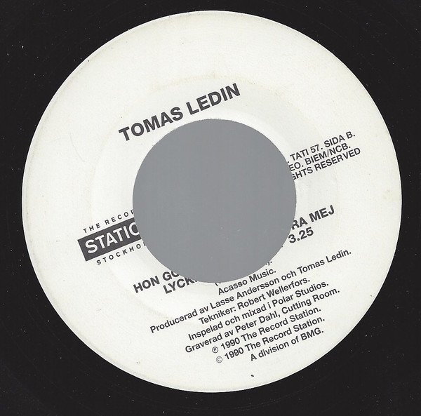 Tomas Ledin - Hon Gor Allt For Att Gora Mig Lycklig - Used Vinyl Record image 1