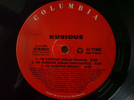Kurious - I'm  / Mansion And A Yacht - Vinyl Record 12" image 1