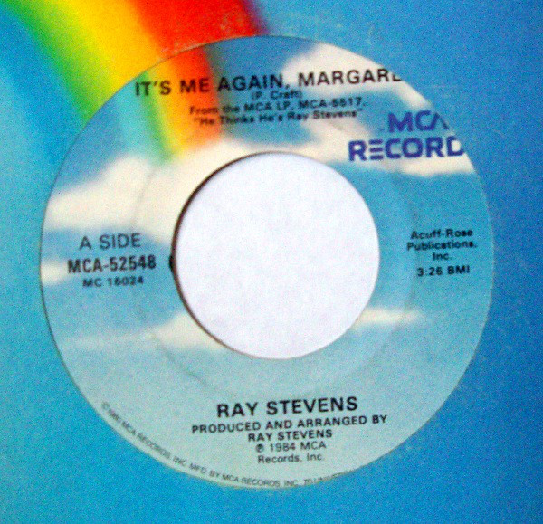 Ray Stevens - It's Me Again Margaret - Used Vinyl Record 7" image 1