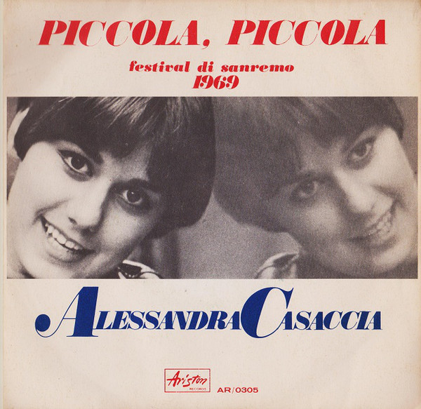Alessandra Casaccia - Piccola Piccola - Used Vinyl Record 7" image 1