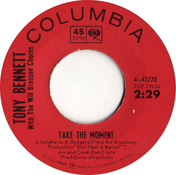 Tony Bennett - If I Ruled The World / Take The Moment - Used Vinyl Re image 1