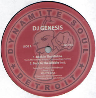 DJ Genesis - Back In The Middle - Vinyl Record 12" image 1