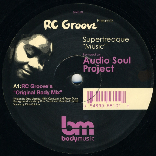 RC Groove - Superfreaque "Music" - Used Vinyl Record 12" image 1